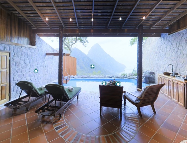 5-Star Ladera Resort in Piton Mountains